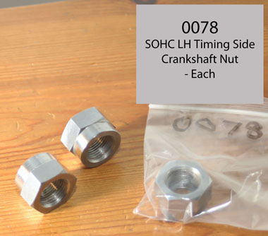 LH Timing Side Mainshaft Nut